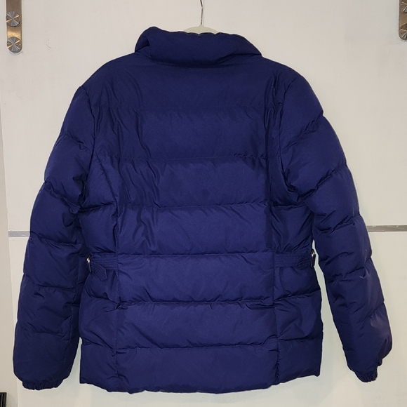 Lauren Ralph Lauren Deep Blue Puffer Jacket Size Large PTP 24in Length 26 In - Picture 7 of 9